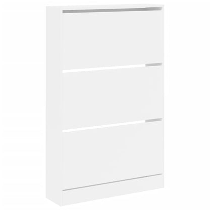 Schuhschrank Weiß 80x21x125,5 cm Holzwerkstoff - Pazzar.ch