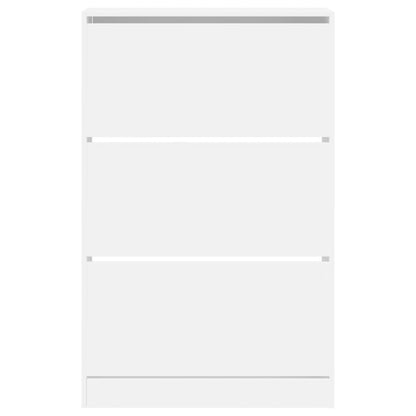 Schuhschrank Weiß 80x21x125,5 cm Holzwerkstoff - Pazzar.ch