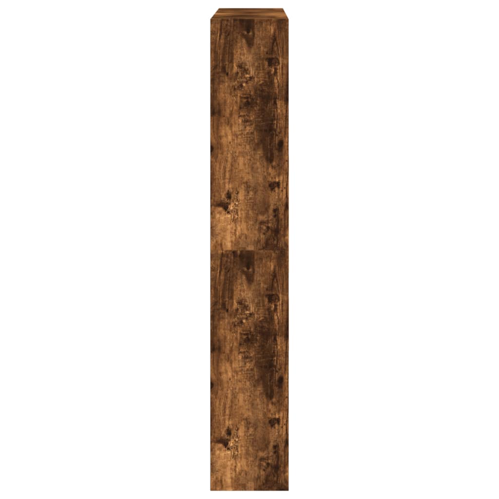 Schuhschrank Räuchereiche 80x21x125,5 cm Holzwerkstoff - Pazzar.ch