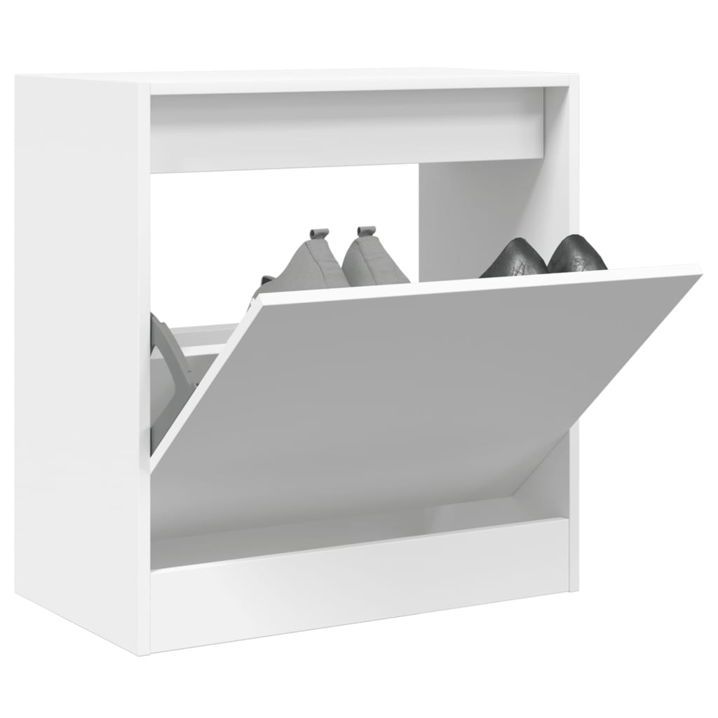 Schuhschrank Weiß 60x34x63,5 cm Holzwerkstoff - Pazzar.ch