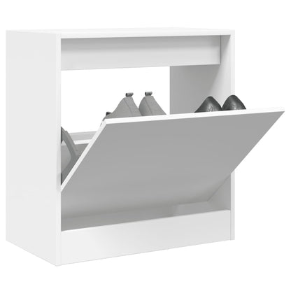 Schuhschrank Weiß 60x34x63,5 cm Holzwerkstoff - Pazzar.ch