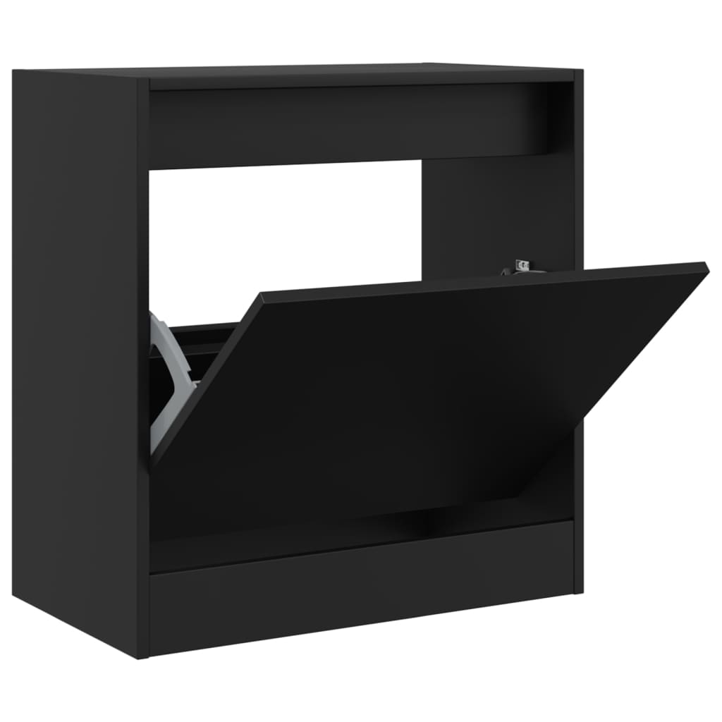 Schuhschrank Schwarz 60x34x63,5 cm Holzwerkstoff - Pazzar.ch