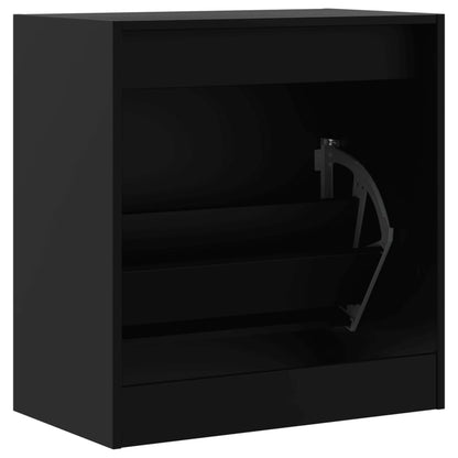 Schuhschrank Schwarz 60x34x63,5 cm Holzwerkstoff - Pazzar.ch