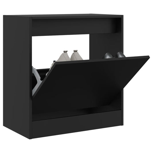 Schuhschrank Schwarz 60x34x63,5 cm Holzwerkstoff - Pazzar.ch