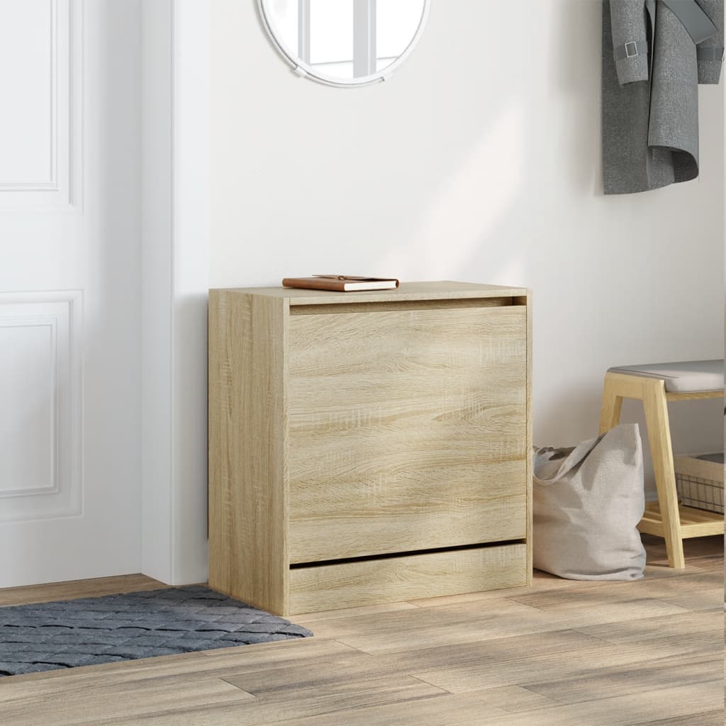Schuhschrank Sonoma-Eiche 60x34x63,5 cm Holzwerkstoff - Pazzar.ch