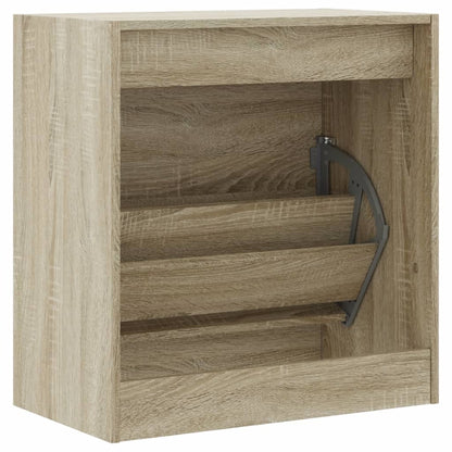 Schuhschrank Sonoma-Eiche 60x34x63,5 cm Holzwerkstoff - Pazzar.ch