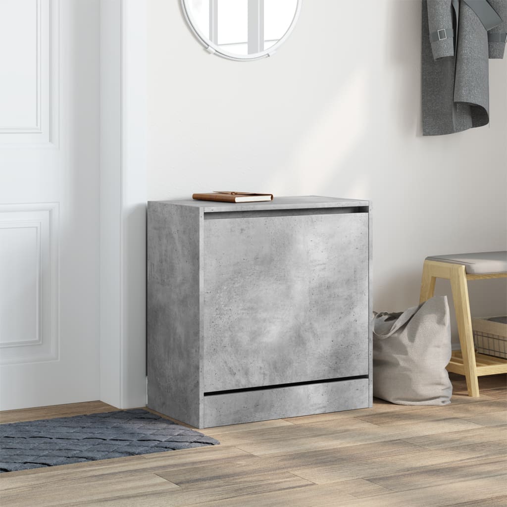 Schuhschrank Betongrau 60x34x63,5 cm Holzwerkstoff - Pazzar.ch
