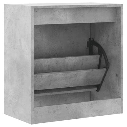 Schuhschrank Betongrau 60x34x63,5 cm Holzwerkstoff - Pazzar.ch