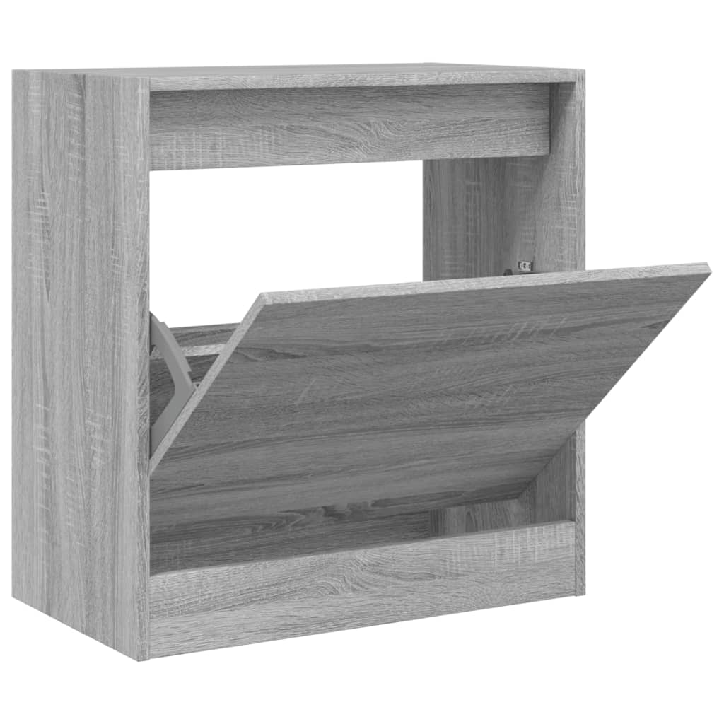 Schuhschrank Grau Sonoma 60x34x63,5 cm Holzwerkstoff - Pazzar.ch