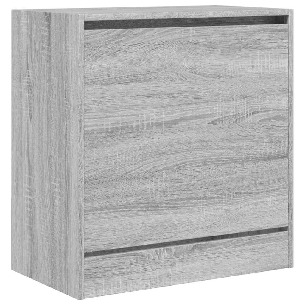 Schuhschrank Grau Sonoma 60x34x63,5 cm Holzwerkstoff - Pazzar.ch