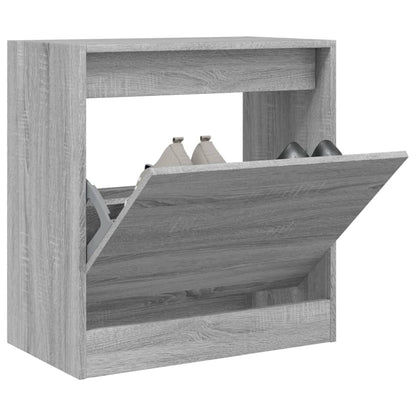 Schuhschrank Grau Sonoma 60x34x63,5 cm Holzwerkstoff - Pazzar.ch