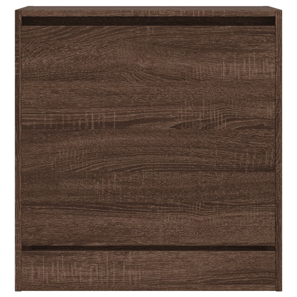 Schuhschrank Braun Eichen-Optik 60x34x63,5 cm Holzwerkstoff - Pazzar.ch