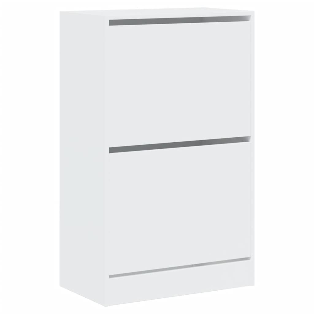 Schuhschrank Weiß 60x34x96,5 cm Holzwerkstoff - Pazzar.ch