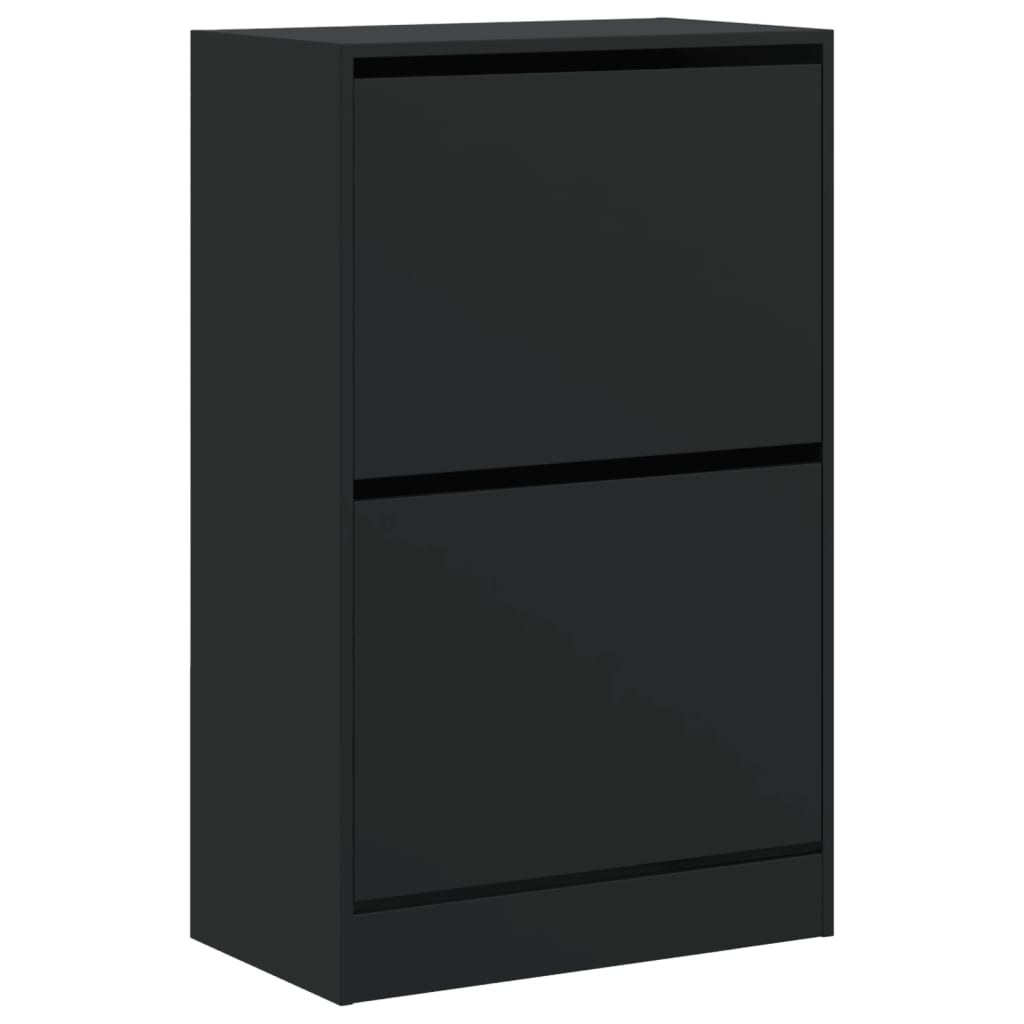 Schuhschrank Schwarz 60x34x96,5 cm Holzwerkstoff - Pazzar.ch