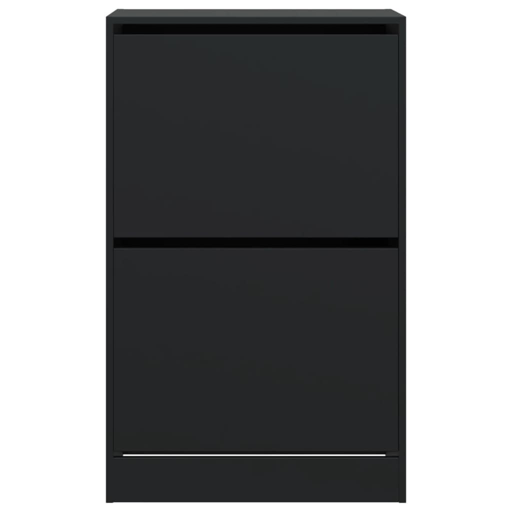 Schuhschrank Schwarz 60x34x96,5 cm Holzwerkstoff - Pazzar.ch