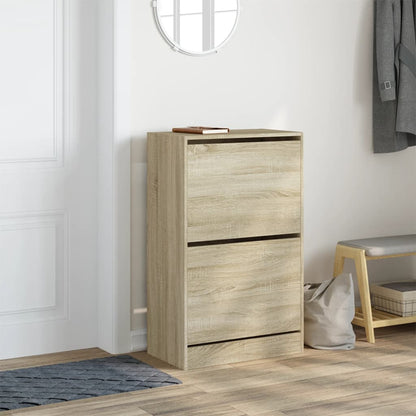 Schuhschrank Sonoma-Eiche 60x34x96,5 cm Holzwerkstoff - Pazzar.ch