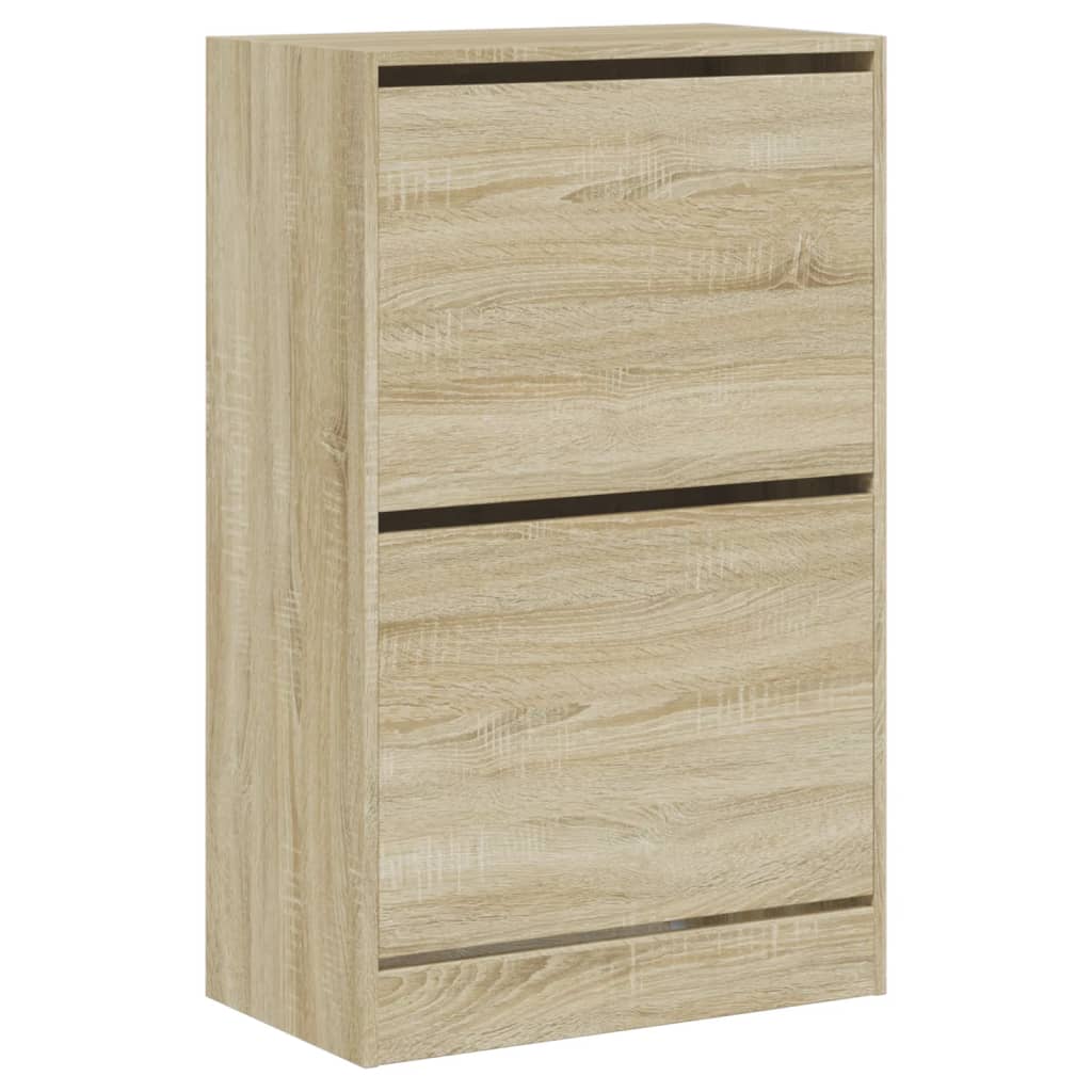Schuhschrank Sonoma-Eiche 60x34x96,5 cm Holzwerkstoff - Pazzar.ch