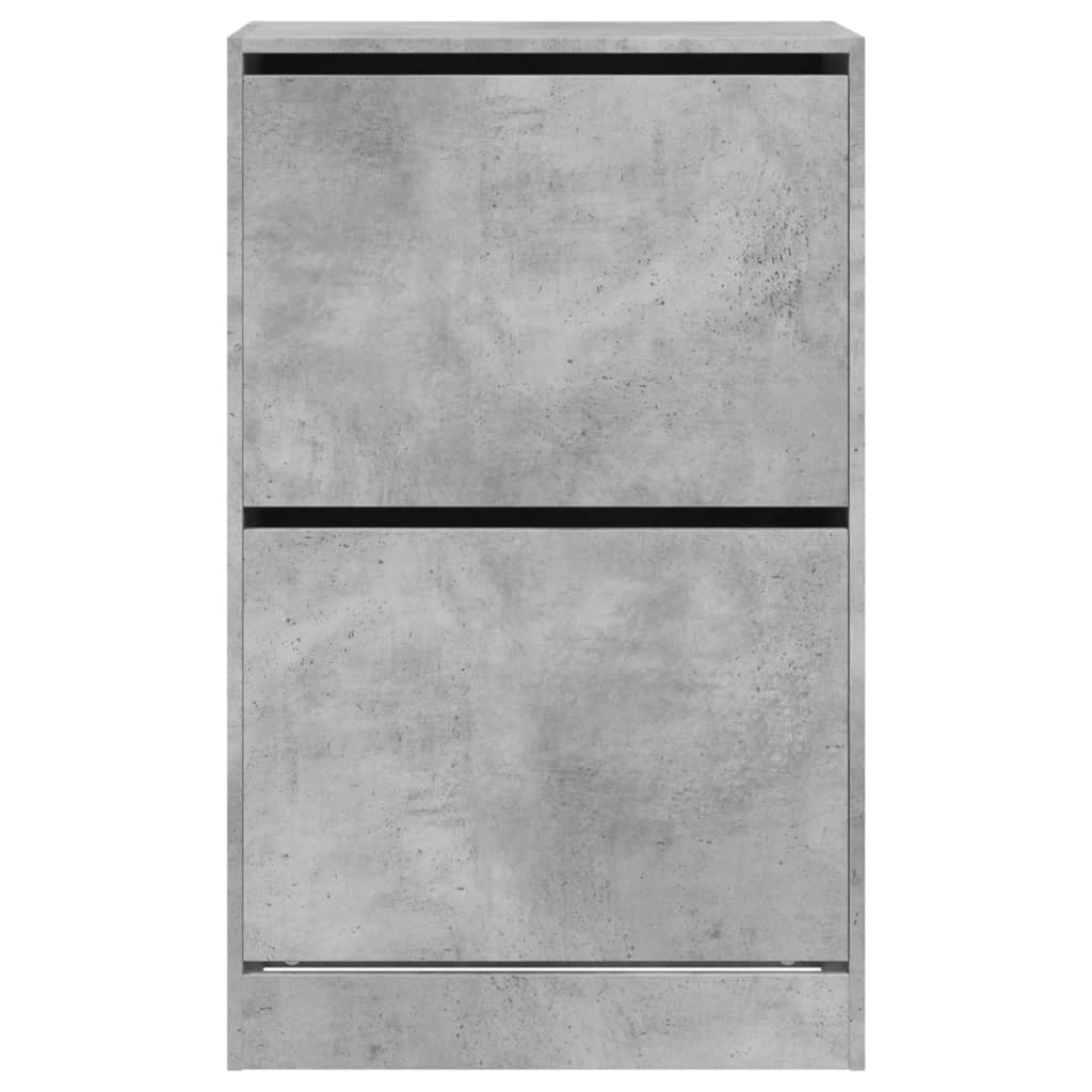 Schuhschrank Betongrau 60x34x96,5 cm Holzwerkstoff - Pazzar.ch