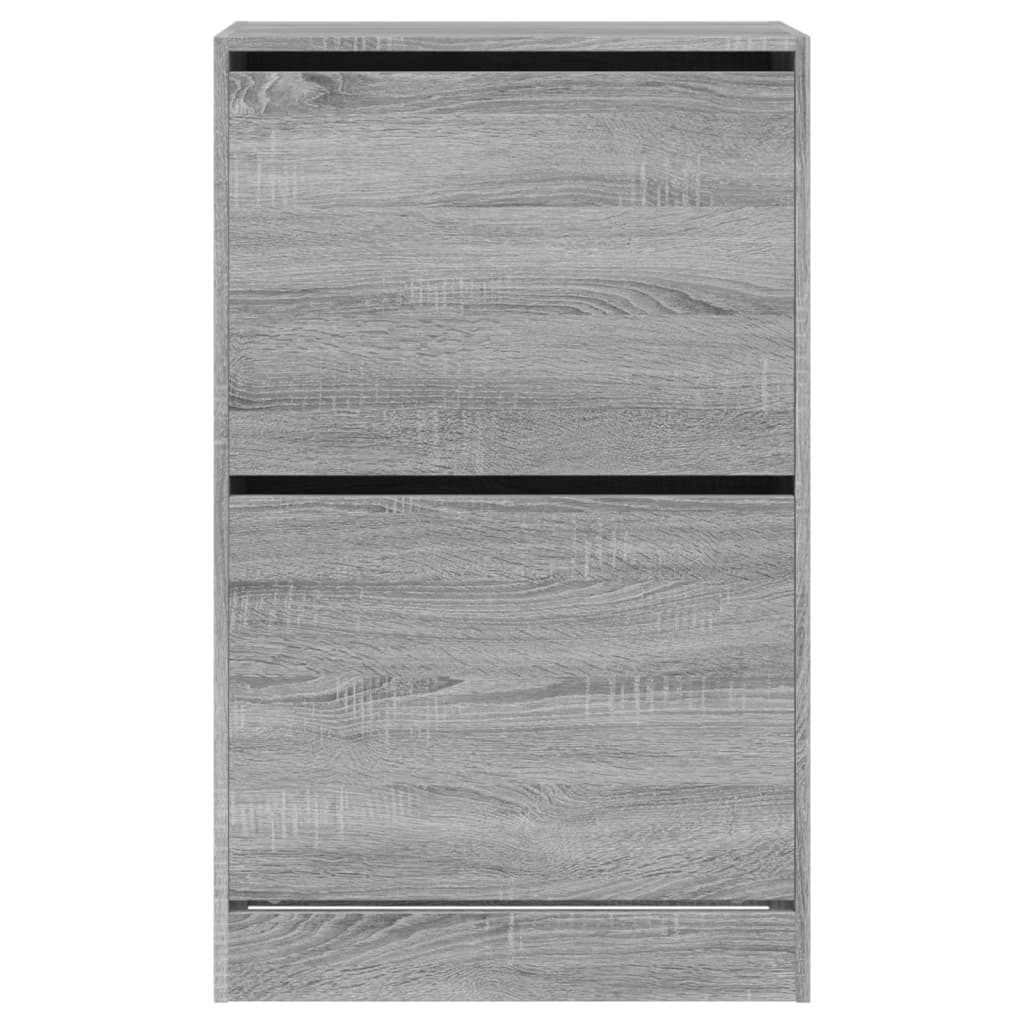 Schuhschrank Grau Sonoma 60x34x96,5 cm Holzwerkstoff - Pazzar.ch