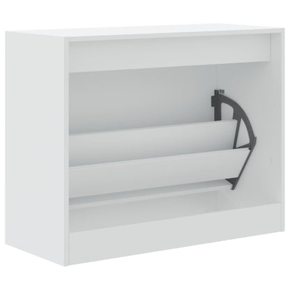 Schuhschrank Weiß 80x34x63 cm Holzwerkstoff - Pazzar.ch