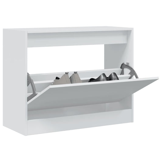 Schuhschrank Weiß 80x34x63 cm Holzwerkstoff - Pazzar.ch
