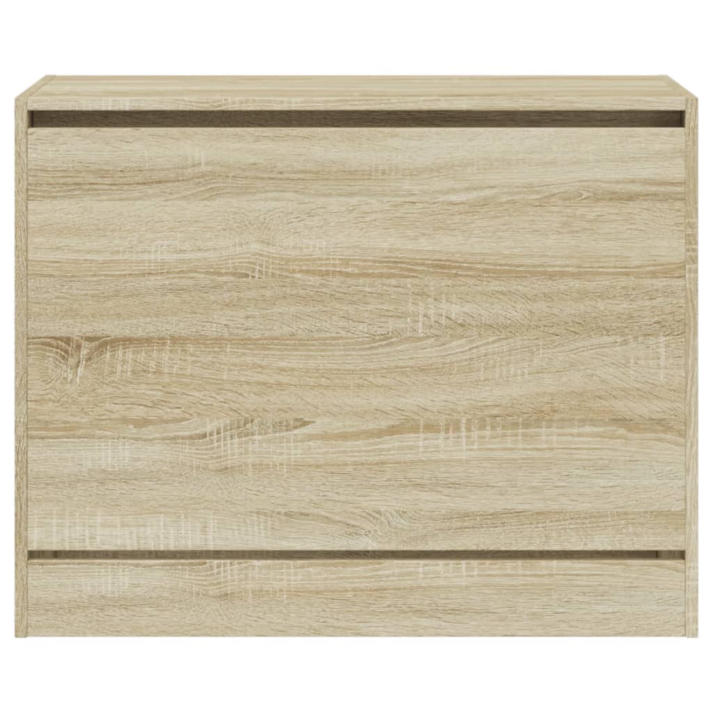 Schuhschrank Sonoma-Eiche 80x34x63 cm Holzwerkstoff - Pazzar.ch