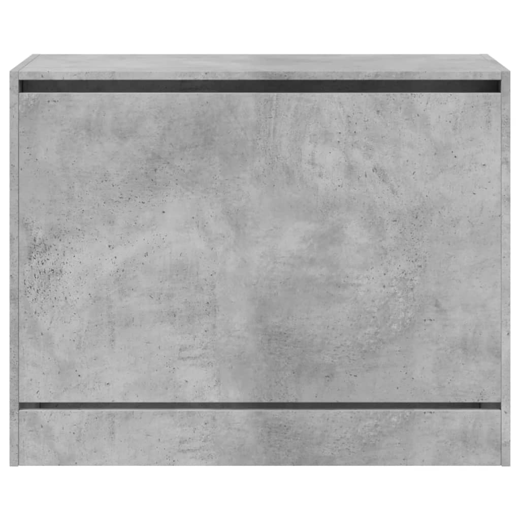 Schuhschrank Betongrau 80x34x63 cm Holzwerkstoff - Pazzar.ch