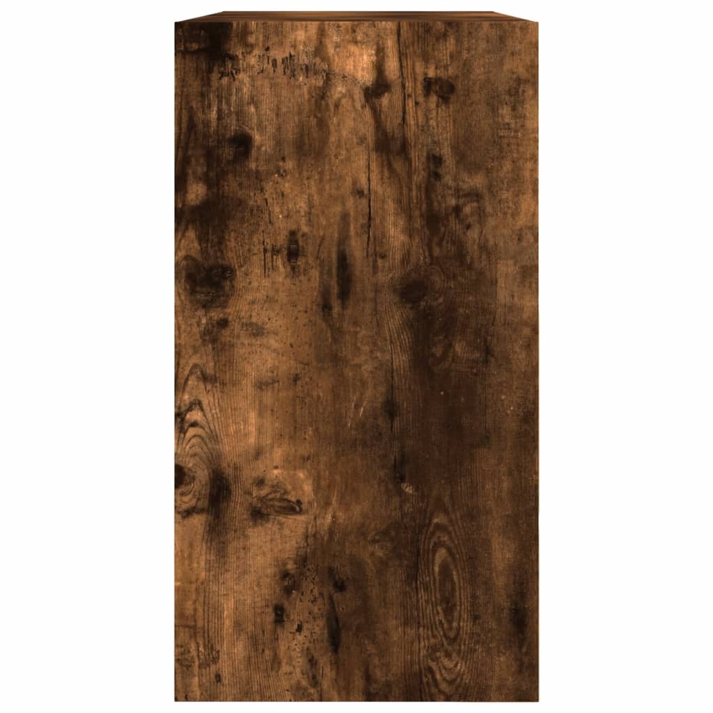 Schuhschrank Räuchereiche 80x34x63 cm Holzwerkstoff - Pazzar.ch