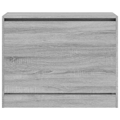 Schuhschrank Grau Sonoma 80x34x63 cm Holzwerkstoff - Pazzar.ch