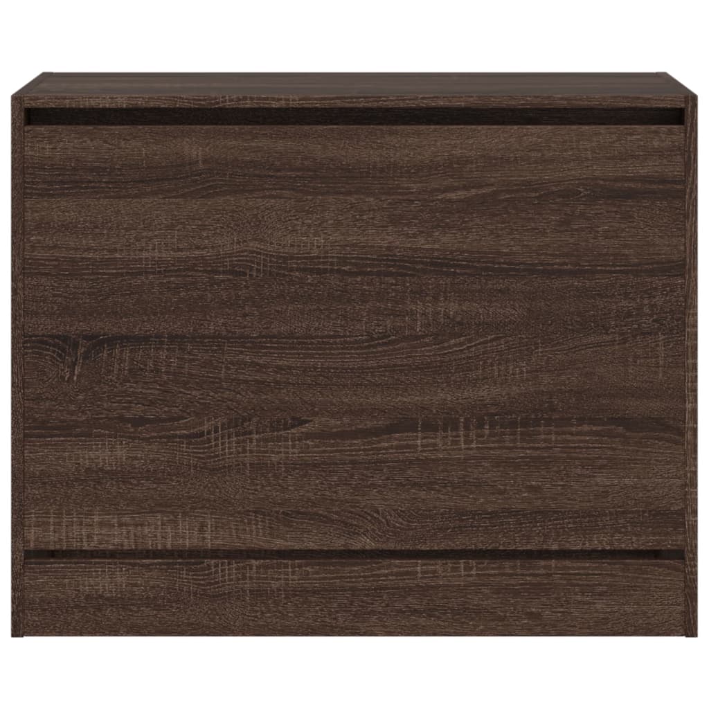 Schuhschrank Braun Eichen-Optik 80x34x63 cm Holzwerkstoff - Pazzar.ch