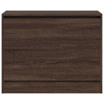 Schuhschrank Braun Eichen-Optik 80x34x63 cm Holzwerkstoff - Pazzar.ch