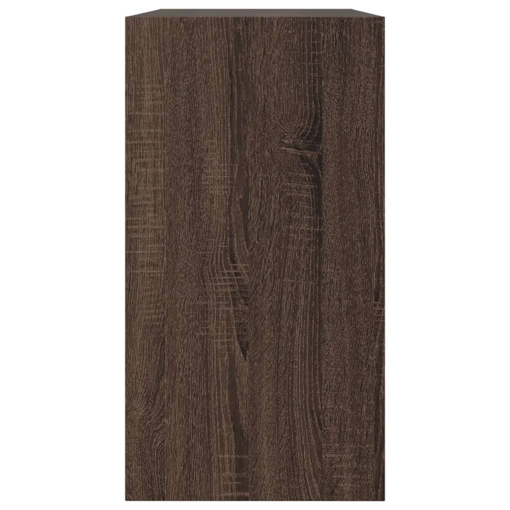 Schuhschrank Braun Eichen-Optik 80x34x63 cm Holzwerkstoff - Pazzar.ch