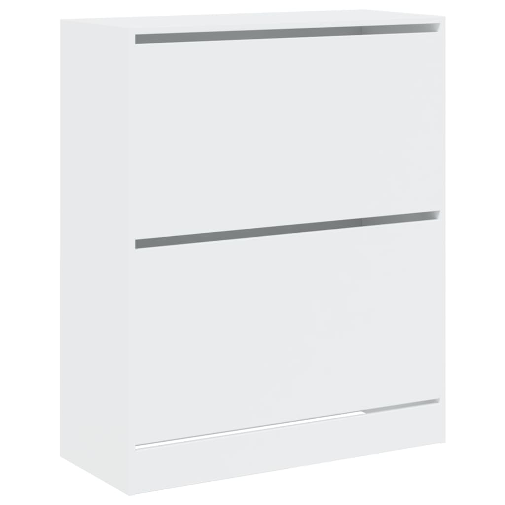 Schuhschrank Weiß 80x34x96,5 cm Holzwerkstoff - Pazzar.ch
