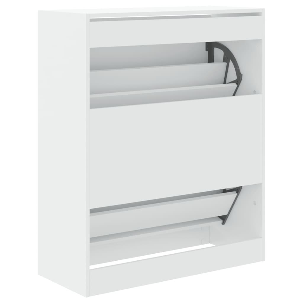 Schuhschrank Weiß 80x34x96,5 cm Holzwerkstoff - Pazzar.ch