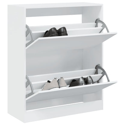 Schuhschrank Weiß 80x34x96,5 cm Holzwerkstoff - Pazzar.ch