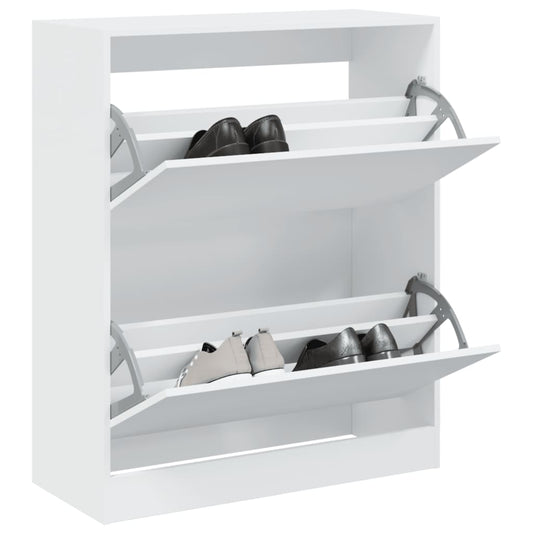 Schuhschrank Weiß 80x34x96,5 cm Holzwerkstoff - Pazzar.ch
