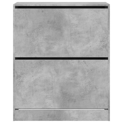 Schuhschrank Betongrau 80x34x96,5 cm Holzwerkstoff - Pazzar.ch