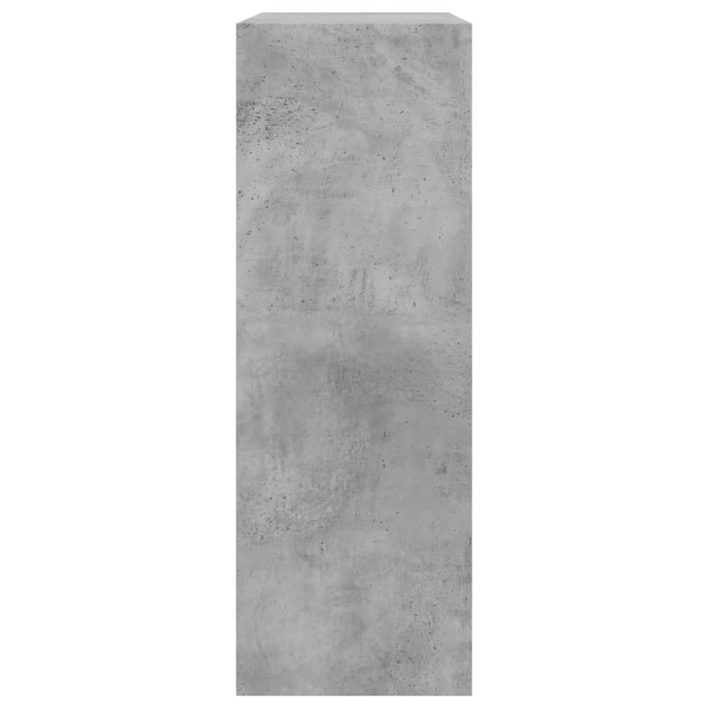 Schuhschrank Betongrau 80x34x96,5 cm Holzwerkstoff - Pazzar.ch