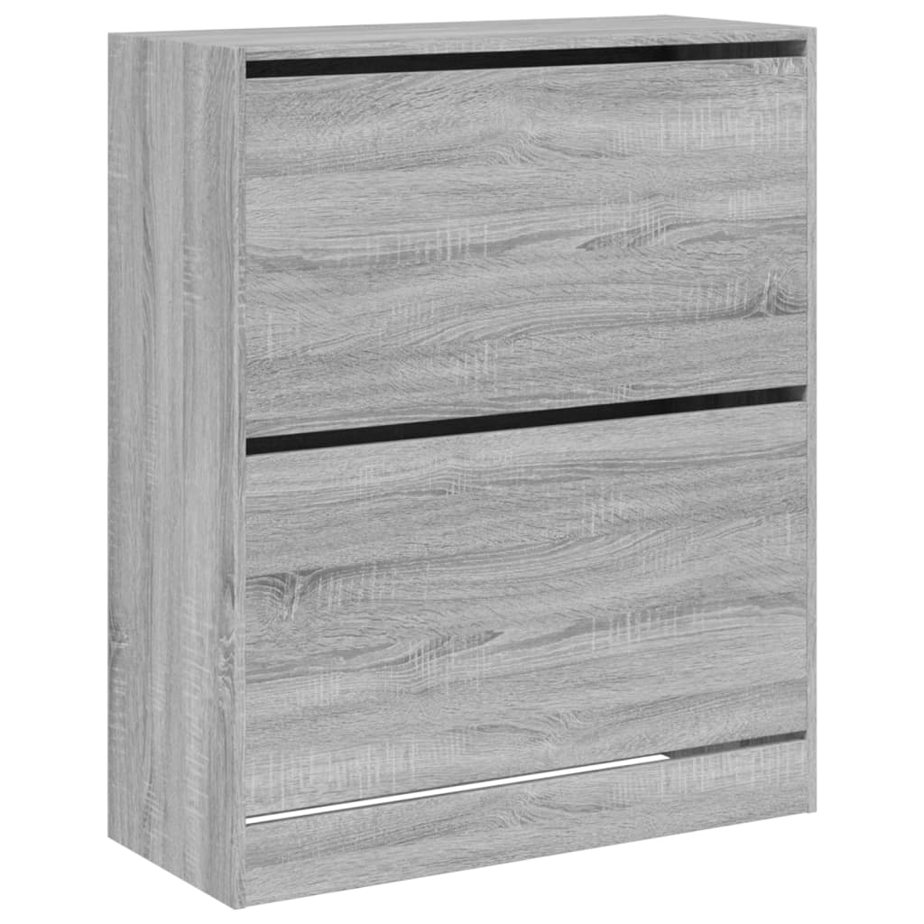 Schuhschrank Grau Sonoma 80x34x96,5 cm Holzwerkstoff - Pazzar.ch