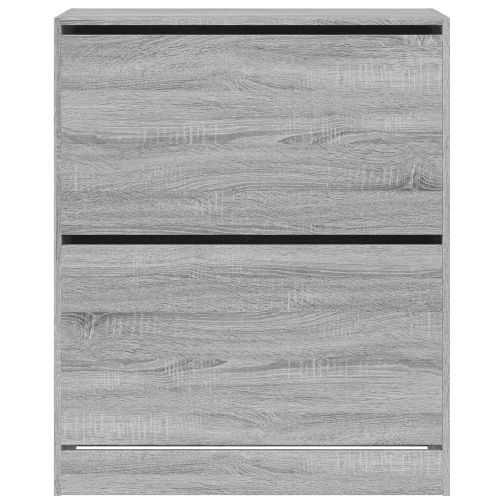 Schuhschrank Grau Sonoma 80x34x96,5 cm Holzwerkstoff - Pazzar.ch