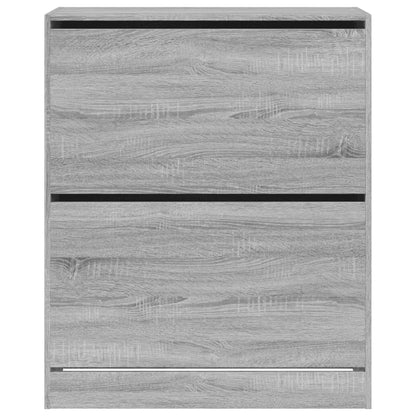 Schuhschrank Grau Sonoma 80x34x96,5 cm Holzwerkstoff - Pazzar.ch