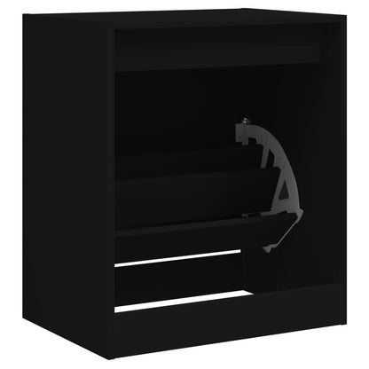 Schuhschrank Schwarz 60x42x69 cm Holzwerkstoff - Pazzar.ch
