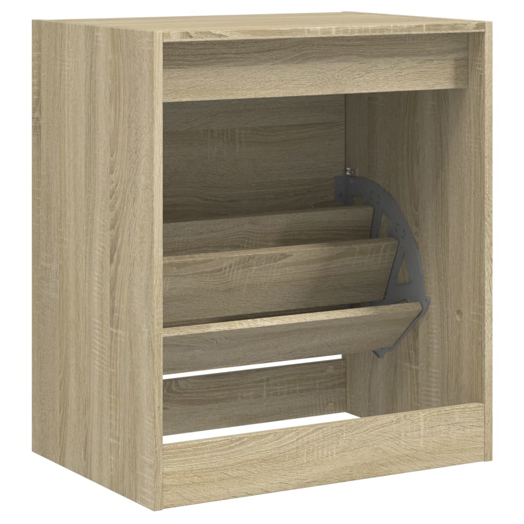 Schuhschrank Sonoma-Eiche 60x42x69 cm Holzwerkstoff - Pazzar.ch