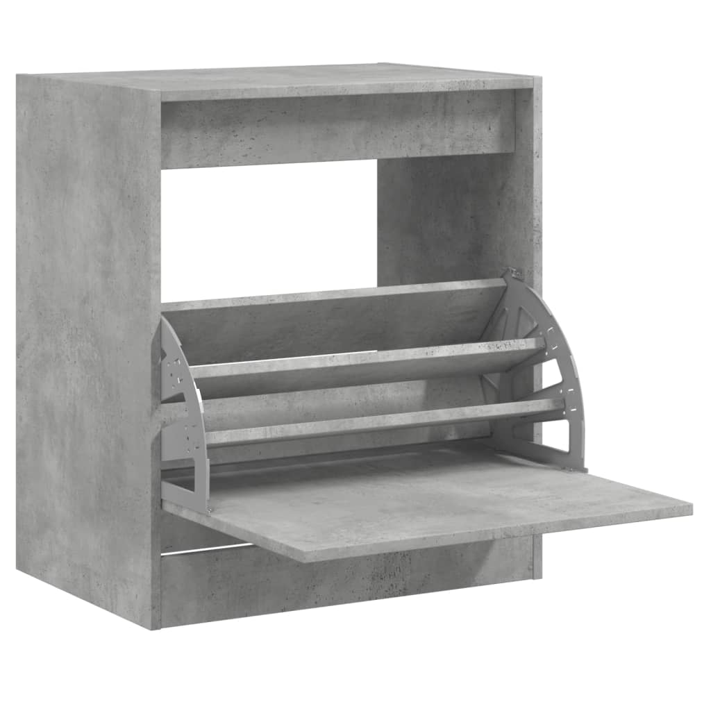 Schuhschrank Betongrau 60x42x69 cm Holzwerkstoff - Pazzar.ch