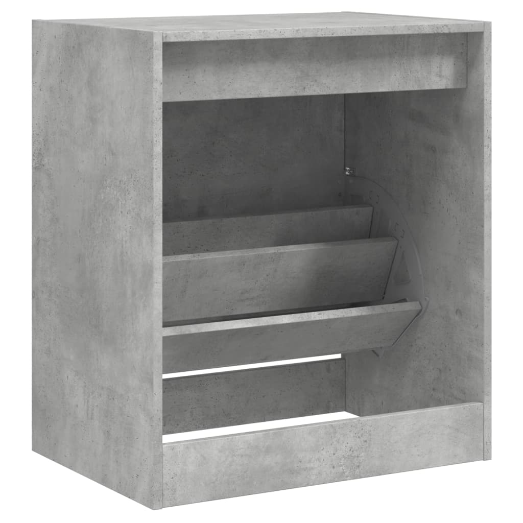 Schuhschrank Betongrau 60x42x69 cm Holzwerkstoff - Pazzar.ch