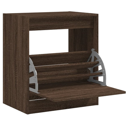 Schuhschrank Braun Eichen-Optik 60x42x69 cm Holzwerkstoff - Pazzar.ch