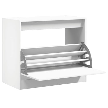 Schuhschrank Weiß 80x42x69 cm Holzwerkstoff - Pazzar.ch