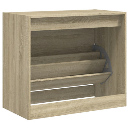 Schuhschrank Sonoma-Eiche 80x42x69 cm Holzwerkstoff - Pazzar.ch