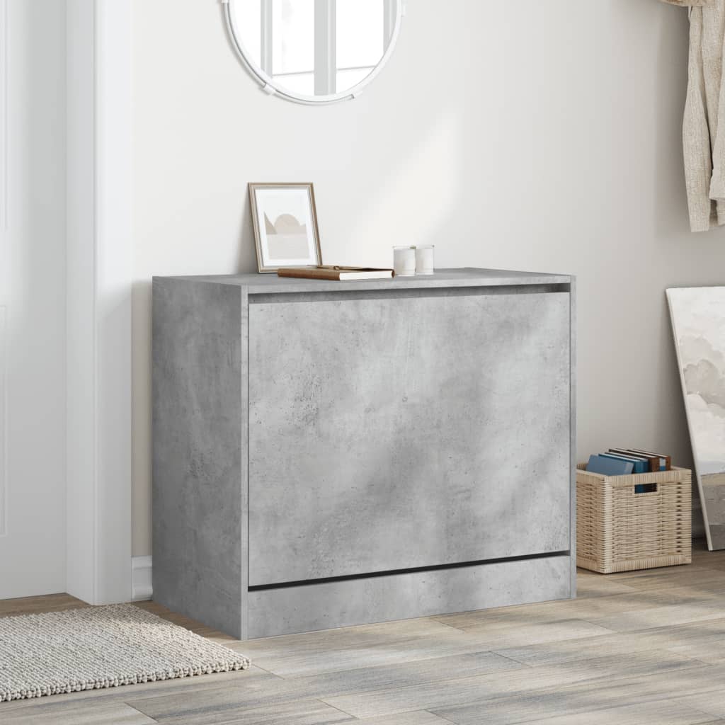Schuhschrank Betongrau 80x42x69 cm Holzwerkstoff - Pazzar.ch