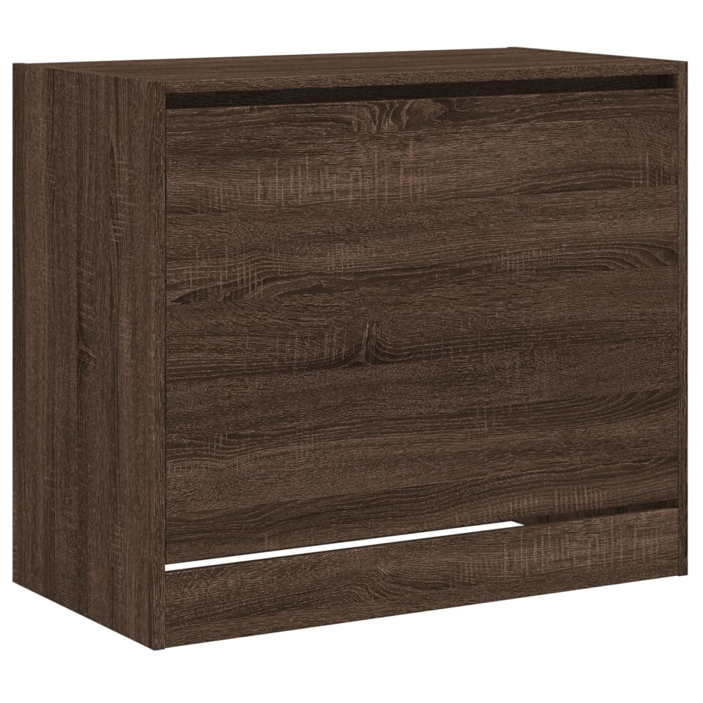Schuhschrank Braun Eichen-Optik 80x42x69 cm Holzwerkstoff - Pazzar.ch